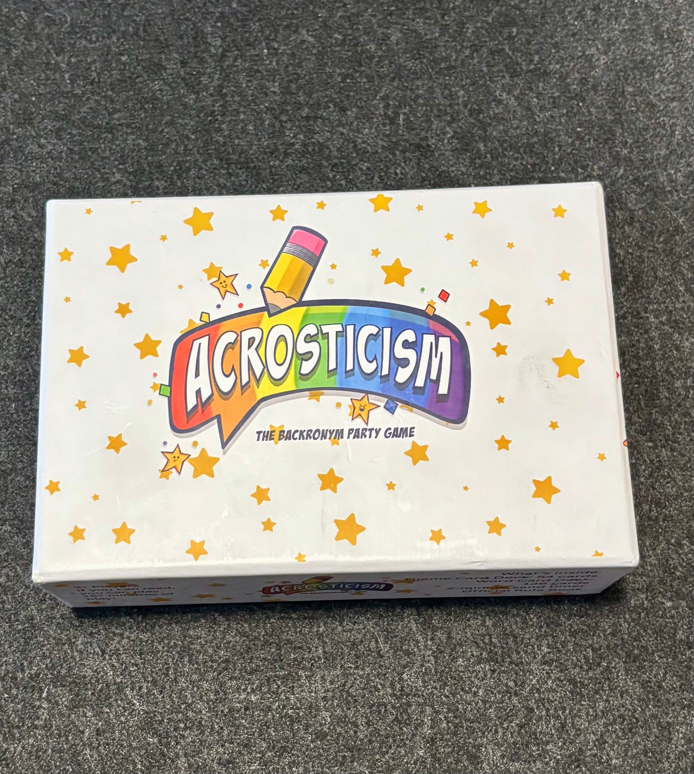 Acrosticism: The Backronym Party Game